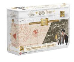 Quebra-Cabeça 500 Pcs Panorama Harry Potter Brilha No Escuro - GROW