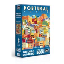 Quebra - Cabeça 500 pçs Postais do Mundo Portugal Porto