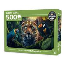 Quebra-Cabeça 500 Peças Animais da Floresta Amazônica Mimo Toys 2630
