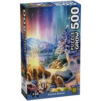 Quebra-Cabeça - 500 Peças - Aurora Boreal - Grow - 4569