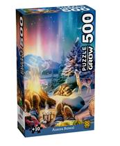 Quebra-cabeça 500 peças Aurora Boreal - Grow