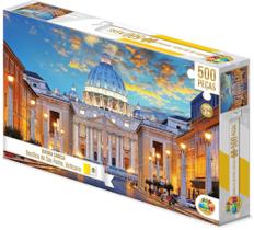Quebra cabeça 500 peças Basílica de São Pedro Vaticano - GGB Plast