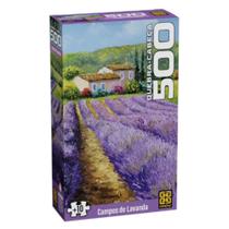 Quebra-cabeça 500 peças Campos de Lavanda Grow - 05158 Quebra-cabeça 500 peças Campos de Lavanda Grow - 05158