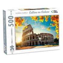 Quebra-Cabeça - 500 peças - Coliseu no Outono - Pais e Filhos