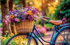 Quebra cabeça 500 peças colorido puzle tema passeio florido