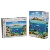 Quebra-Cabeça - 500 Peças - Corais - Pais e Filhos Quebra-Cabeça - 500 Peças - Corais - Pais e Filhos