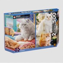 Quebra-Cabeça 500 Peças Duplo Gatos - Grow
