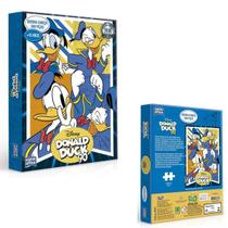 Quebra-Cabeça 500 Peças Dy Turma Mickey Pato Donald 90 Anos