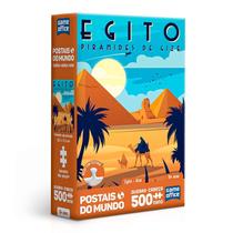 Quebra Cabeca 500 Peças Egito Piramides De Gizé Postais Do Mundo Game Office - Toyster Quebra Cabeca 500 Peças Egito Piramides De Gizé Postais Do Mundo Game Office - Toyster