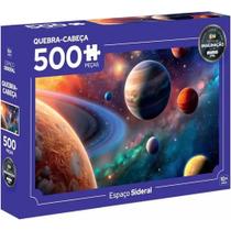 Quebra-Cabeça 500 Peças Espaço Sideral Mimo Toys 2631 Quebra-Cabeça 500 Peças Espaço Sideral Mimo Toys 2631