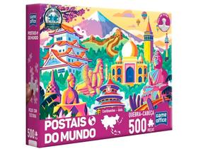 Quebra-cabeça 500 Peças Game Office Ásia