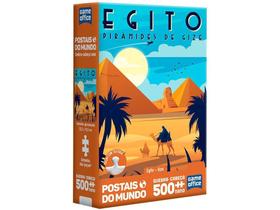 Quebra-cabeça 500 Peças Game Office Egito - Pirâmides de Gizé Toyster Brinquedos Quebra-cabeça 500 Peças Game Office Egito - Pirâmides de Gizé Toyster Brinquedos