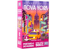 Quebra-cabeça 500 Peças Game Office - Estados Unidos Nova York Toyster Brinquedos