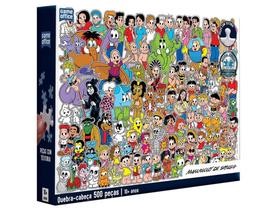 Quebra-cabeça 500 Peças Game Office - Turma da Mônica Toyster