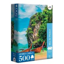 Quebra-Cabeça 500 peças Ilha de Phuket - Novo Papel