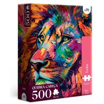 Quebra-Cabeça 500 peças Leão - Novo Papel