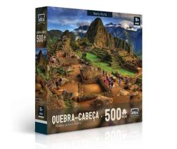 Quebra Cabeça 500 Peças Machu Picchu Maravilhas Do Mundo Moderno Toyster