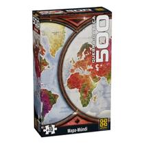 Quebra-cabeça 500 peças Mapa-Múndi - Grow