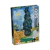 Quebra cabeça 500 peças mini estrada com cipreste - grow 04605