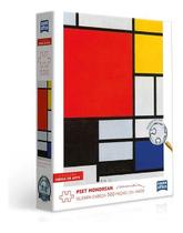 Quebra cabeça 500 peças mondrian arte abstrata toyster Quebra cabeça 500 peças mondrian arte abstrata toyster