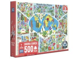 Quebra-cabeça 500 Peças Mundo das Flores