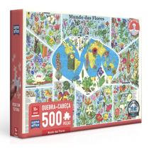 Quebra-cabeça 500 Peças Mundo das Flores - Toyster
