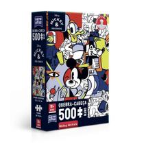 Quebra-cabeça 500 Peças Nano Mickey Abstrato - Toyster