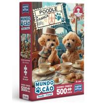 Quebra-cabeça 500 Peças Nano Mundo Cão: Poodle - França