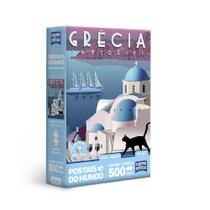 Quebra-Cabeça 500 Peças Nano Postais do Mundo Grécia - Toyster