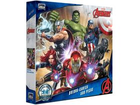 Quebra-cabeça 500 Peças Os Vingadores - Game Office Marvel Avengers Toyster