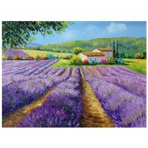 Quebra Cabeça 500 Peças Paisagem Campo Lavanda