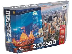Quebra-cabeça 500 Peças Paisagem Puzzles Adultos - Skylines Cosmopolitas Grow