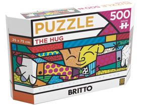 Quebra-cabeça 500 Peças Panorama Romero Britto - The Hug Grow