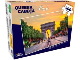 Quebra-cabeça 500 Peças Paris Pais e Filhos