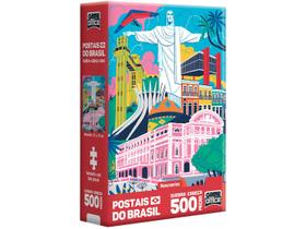 Quebra-cabeça 500 Peças Postais do Brasil Quebra-cabeça 500 Peças Postais do Brasil