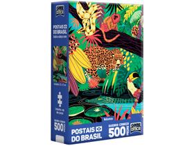 Quebra-cabeça 500 Peças Postais do Brasil