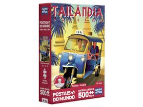 Quebra-cabeça 500 Peças Postais do Mundo