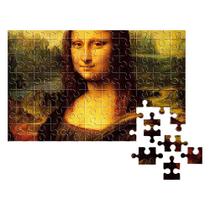 Quebra-Cabeça 500 Peças Puzzle Quadro Mona Lisa 50,8X36 Cm