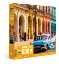 Quebra-cabeça 500 Peças Ruas De Havana Cuba - Game Office
