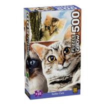 Quebra Cabeca 500 Pecas Selfie Cats Grow 04397 Quebra Cabeca 500 Pecas Selfie Cats Grow 04397