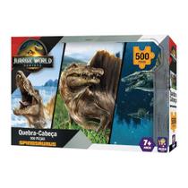 Quebra-cabeça 500 peças Spinosaurus Jurassic World Rebirth Mimo Toys - 2096 Quebra-cabeça 500 peças Spinosaurus Jurassic World Rebirth Mimo Toys - 2096