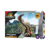 Quebra-Cabeça 500 peças Titanosaurus Jurassic World Rebirth Mimo Toys - 2093 Quebra-Cabeça 500 peças Titanosaurus Jurassic World Rebirth Mimo Toys - 2093