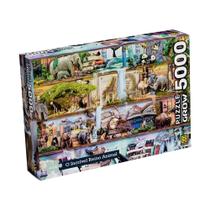 Quebra-Cabeça 5000 Peças O Incrível Reino Animal Grow - 04597