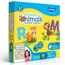 Quebra-Cabeça 60 Peças Alfabeto Dos Animais Toyster 002489