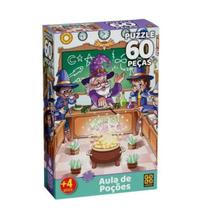 Quebra Cabeça 60 Peças Aula de Poções Grow 04562 Quebra Cabeça 60 Peças Aula de Poções Grow 04562
