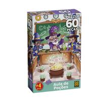 Quebra-Cabeça 60 peças - Aula de Poções - Grow Quebra-Cabeça 60 peças - Aula de Poções - Grow