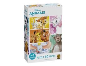 Quebra-cabeça 60 Peças Disney Animais Puzzle Quebra-cabeça 60 Peças Disney Animais Puzzle