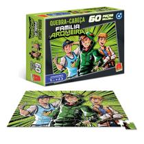 Quebra-Cabeça 60 Peças -Família Arqueira Gamers - Algazarra