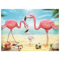 Quebra-Cabeça - 60 Peças - Flamingos - Grow