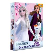Quebra-Cabeça 60 peças Frozen Disney- Novo Papel